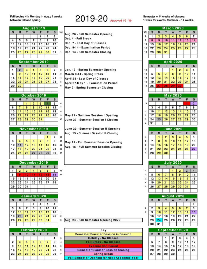 Asu Calendar 2025-2026 Printable