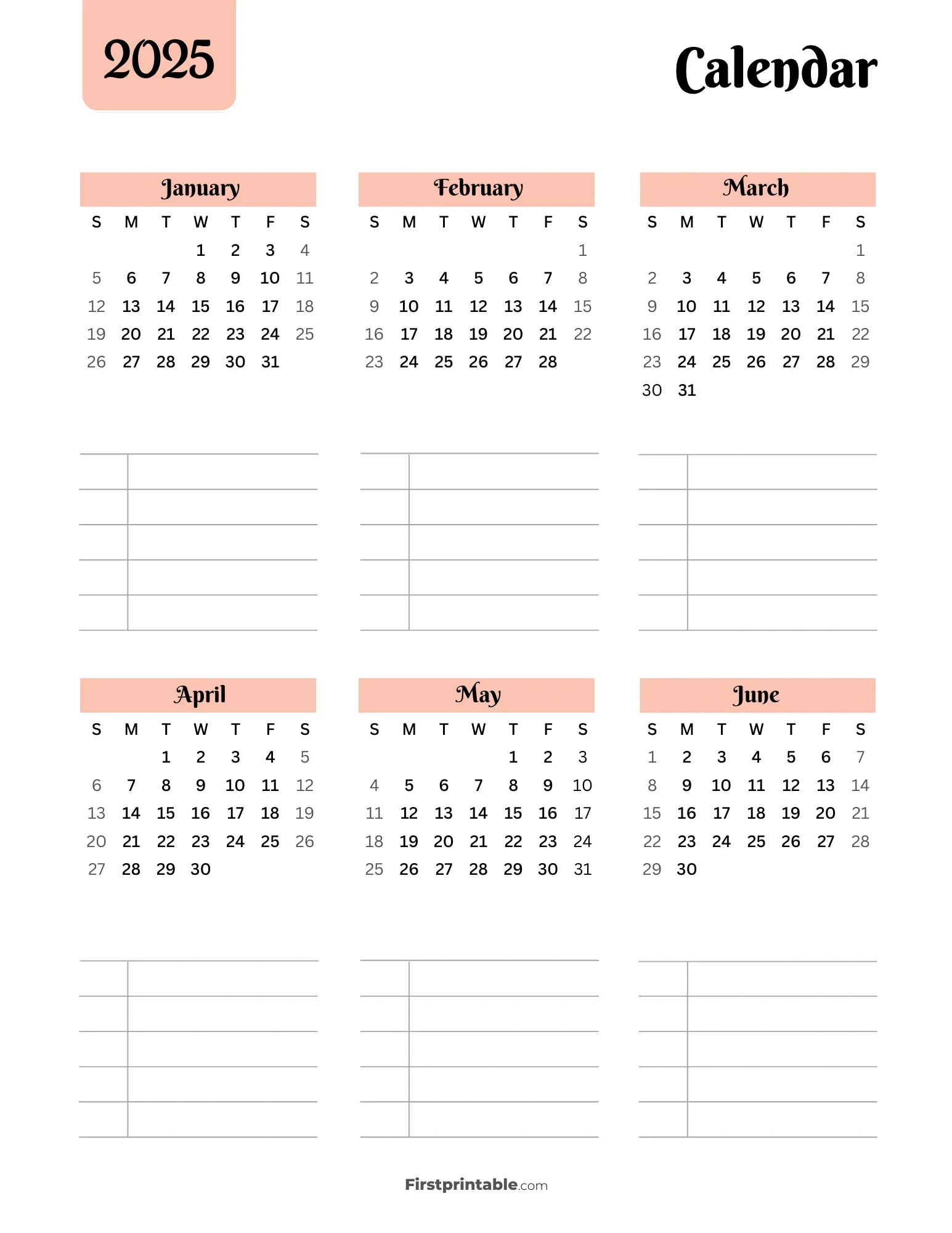 2024-2025 Calendar Printables | Free Pdf for Printable Summer Calendar 2025