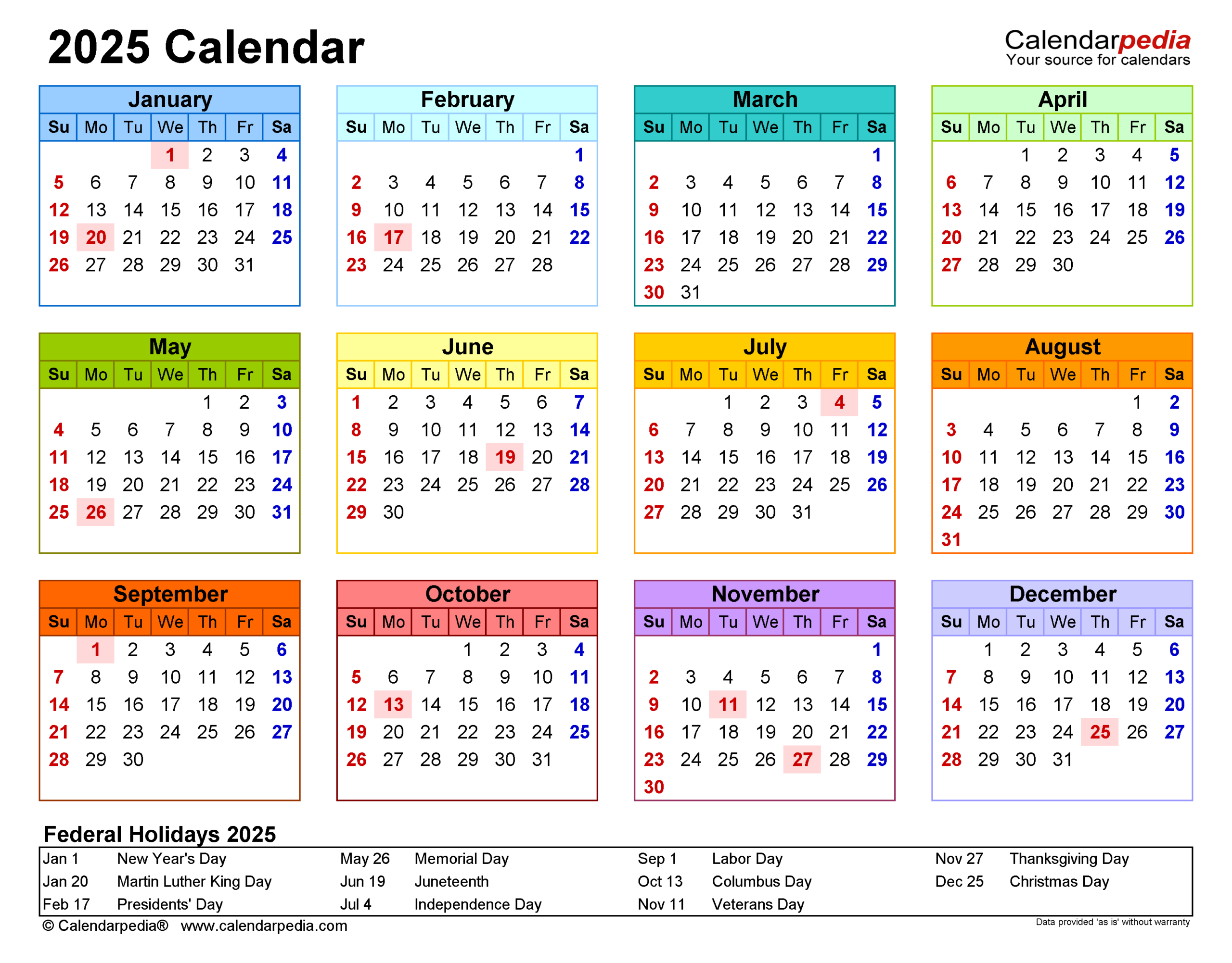 2025 Calendar - Free Printable Excel Templates - Calendarpedia intended for Google Free Printable Calendar 2025