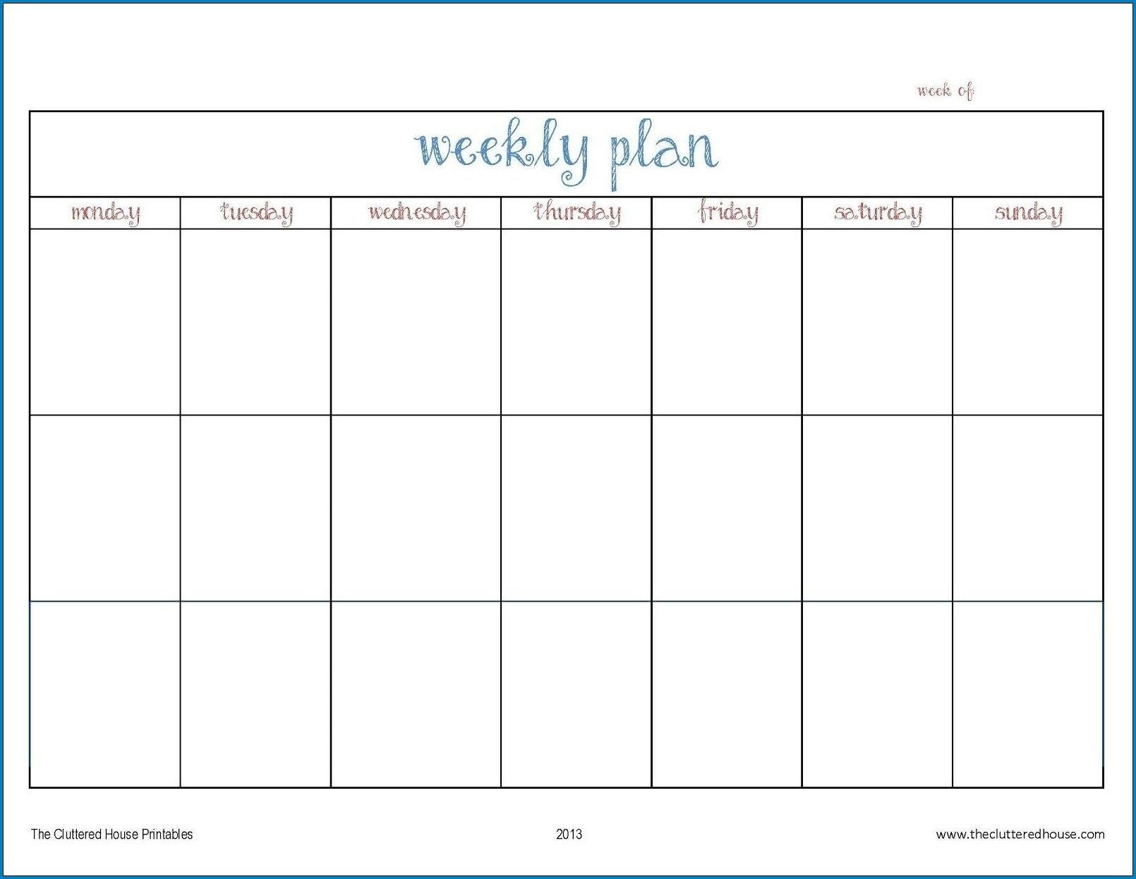 Calendar Template 5 Day Week – Printable Blank Calendar Template regarding 5 Week Calendar Printable