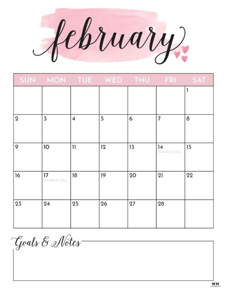 Printable February 2025 Calendar