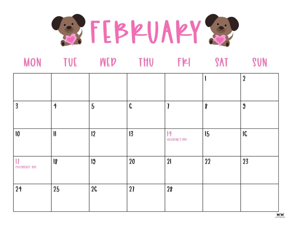 February 2025 Calendars - 107 Free Printables | Printabulls within Feb Calendar 2025 Printable