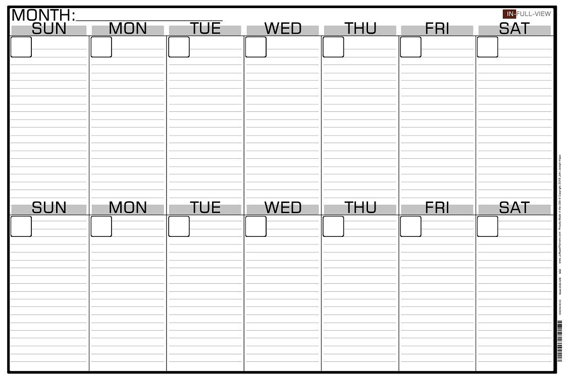 Free 2 Week Blank Printable Calendar | Calendar Template Printable in 2 Week Printable Calendar Free