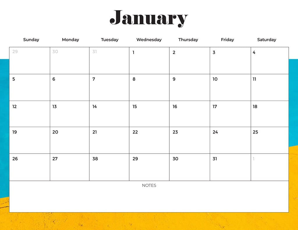 Free 2025 Calendars — 80 Beautiful &amp;amp; Printable Options For You! for Blank Printable Monthly Calendar 2025 Free