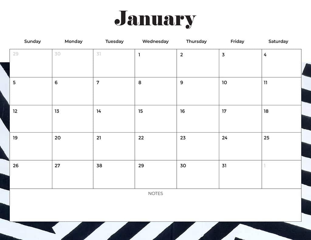 Free 2025 Calendars — 80 Beautiful &amp;amp; Printable Options For You! regarding Monday to Friday Printable Calendar 2025