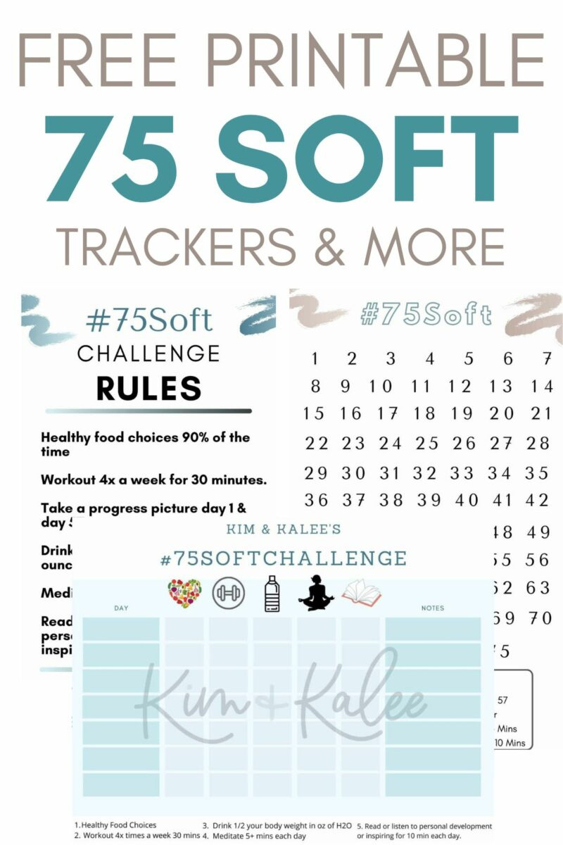 Free 75 Soft Printable Calendar, Worksheet &amp;amp; Template – 75 Soft in 75 Soft Calendar Printable