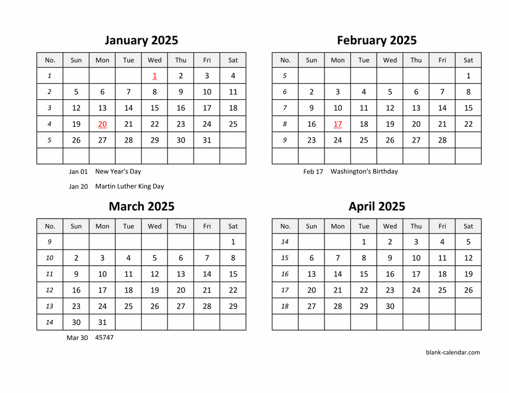 Free Download 2025 Excel Calendar Four Month In Landscape Format within Printable Four Month Calendar 2025