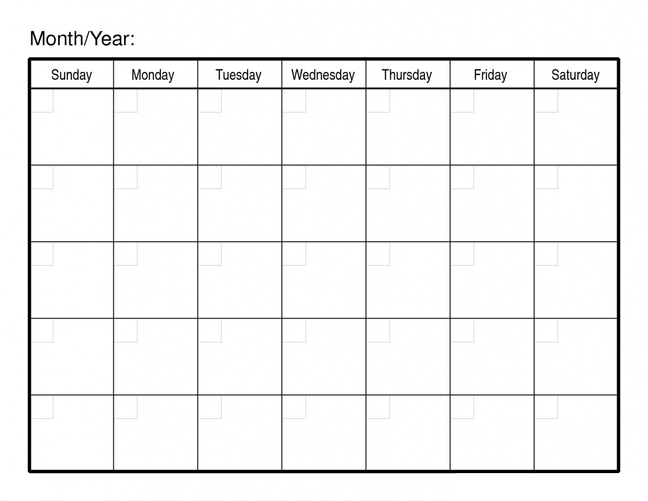 Free Printable 30 Day Calendar regarding 30 Day Calendar Free Printable