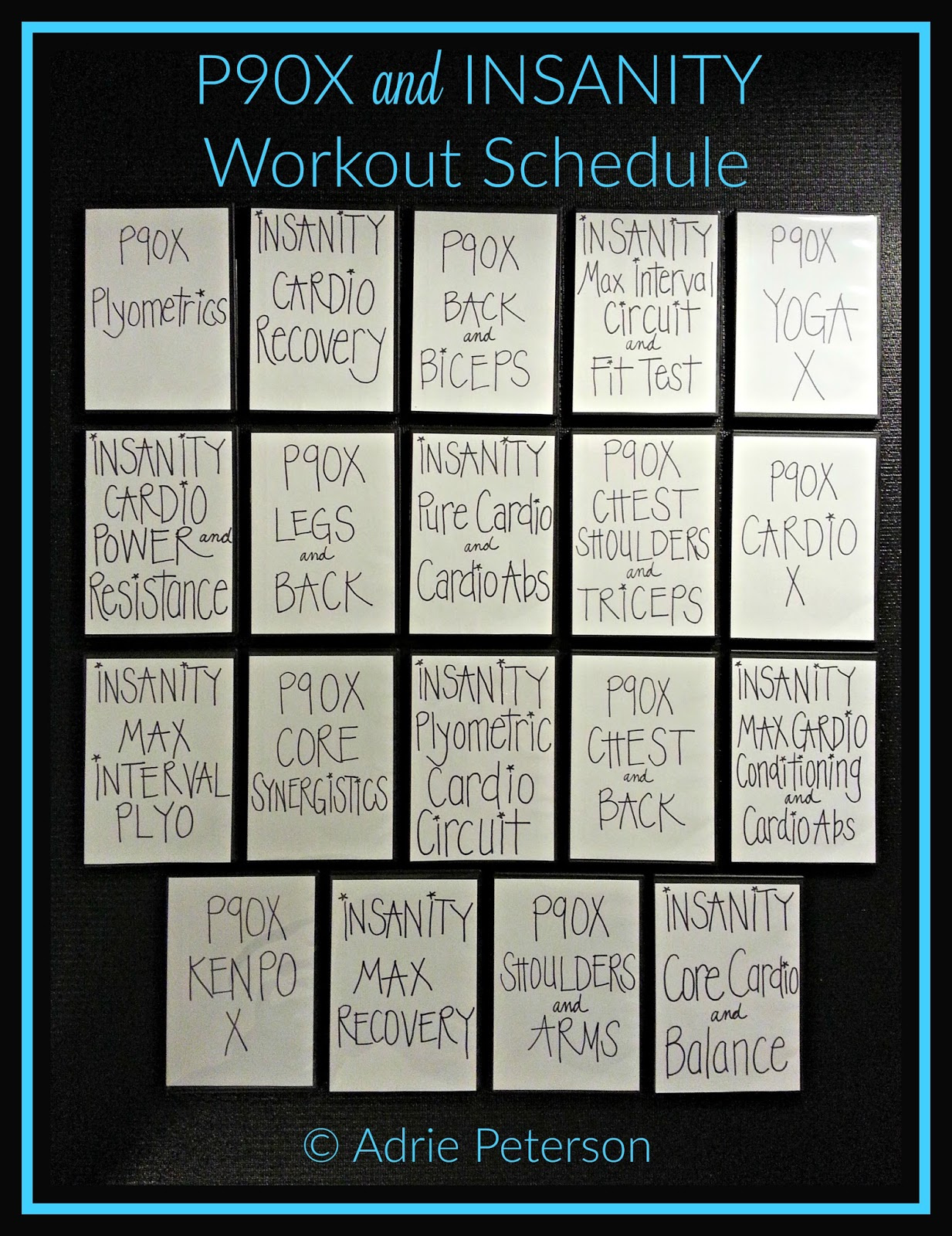 Insanity Store Workout Program within P90X Workout Calendar 2025 Printable