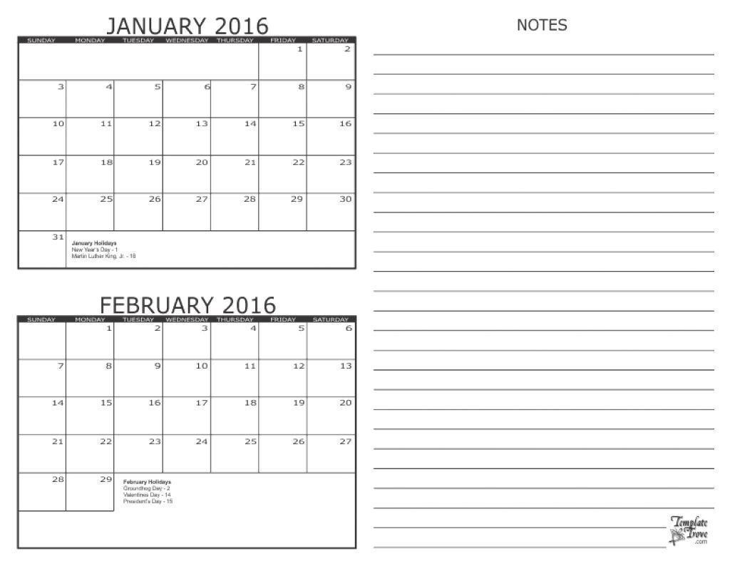 Print Calendar 2 Months Per Page – Printable Blank Calendar Template throughout 2 Month Printable Calendar Free