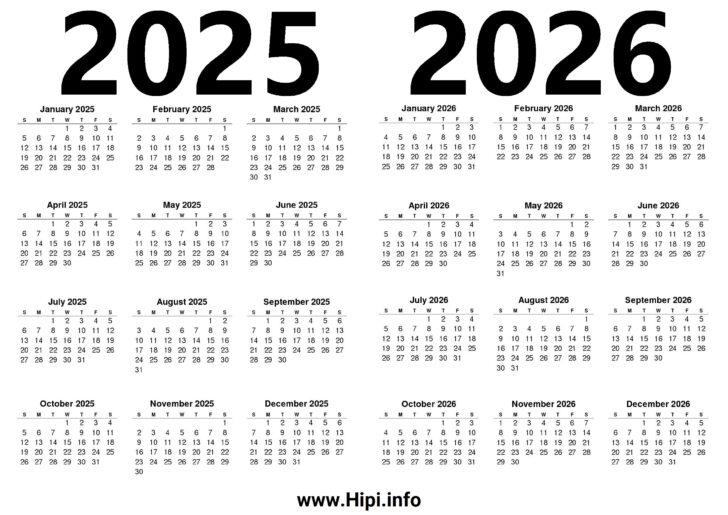 Printable 2025/2026 Calendar