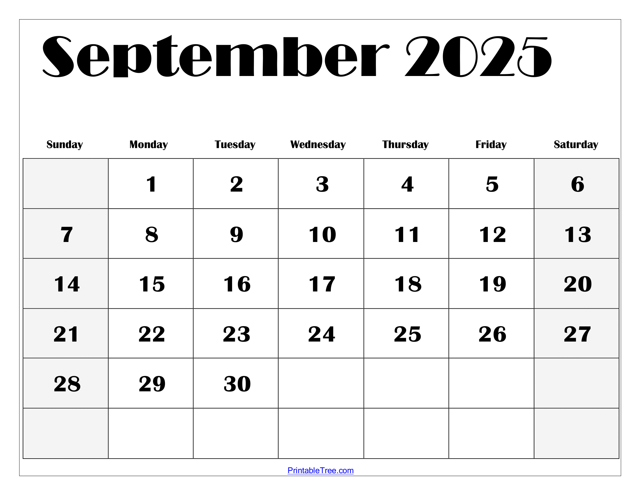 September 2025 Calendar Printable Pdf Template With Holidays pertaining to Printable Sept Calendar 2025