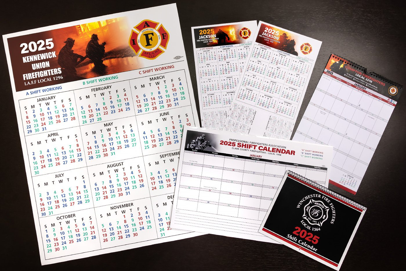 Shift Calendars — Firefighters Print &amp;amp; Design pertaining to Printable Firehouse Name Of The Day Calendar 2025