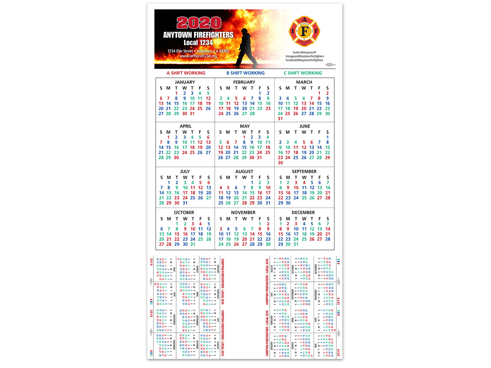 Shift Calendars — Firefighters Print &amp;amp; Design throughout 2025 Firefighter Shift Calendar 48 96 Printable