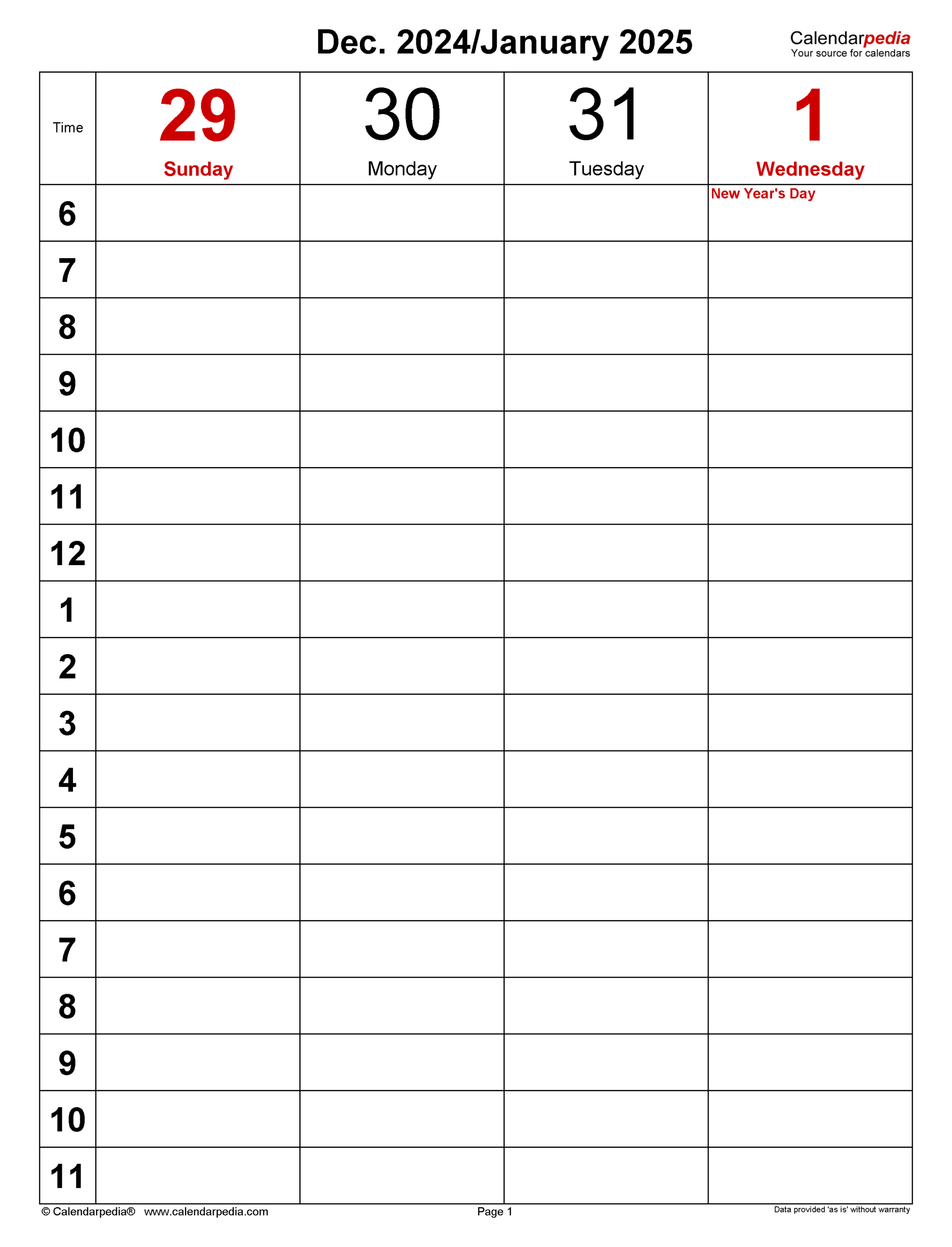 Weekly Calendars 2025 For Pdf - 12 Free Printable Templates inside Blank 2 Week Calendar 2025 Printable